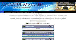 Desktop Screenshot of livemasjid.com
